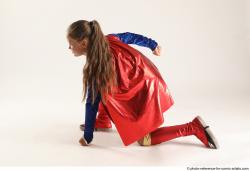 VIKY SUPERGIRL KNEELING POSE